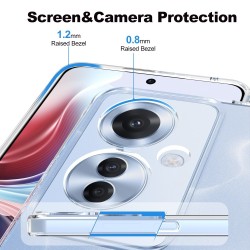 Silicone Transparente 2.0 TPU - Oppo Reno11 F (Proteção de Lente)