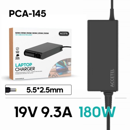 PCA-145 Carregador Portátil MSI / Razer 19V 9.3A 5.5*2.5mm 180W