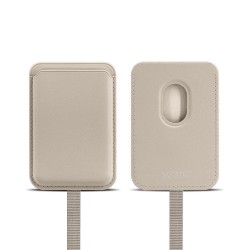Porta-cartões compatível com MagSafe com correia antirroubo