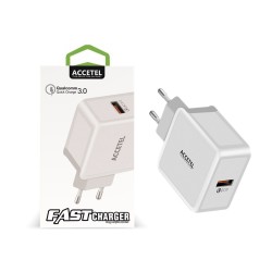 AC150W Carregador de Parede Carga Rápida QC3.0 18W Branco