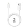 CU3603 Cabo de Dados 1.8A - Lightning (3M) Branco