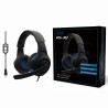 EPG302 Auscultadores Estéreo Jogos LED 3.5mm com Microfone - Azul