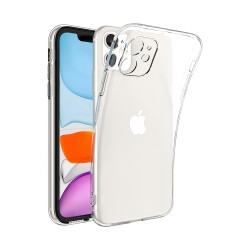 Silicone Transparente 2.0 TPU - iPhone 11 (Proteção de Lente)