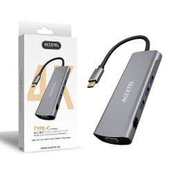 PCH210S Adaptador USB-C 3.1 - HUB multifuncional 10em1