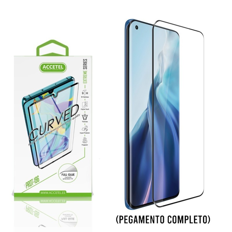 Película de Vidro Curvo Full Glue - Xiaomi Mi 11 Preto