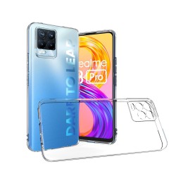 Silicone Transparente 2.0 TPU - Realme 8/8 Pro (Proteção de Lente)