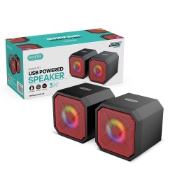 MA805-RD Alto-falante Multimídia Iluminação RGB 2.0 - Vermelho