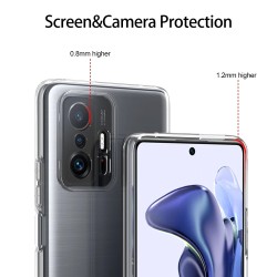 Silicone Transparente 2.0 TPU - Xiaomi Mi 11T / 11T Pro (Proteção de Lente)