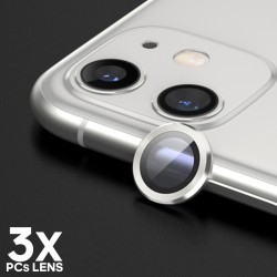Protetor de Vidro de Lente Câmera Metálico - iPhone 12 Pro Max 6.7"(3 unidades)