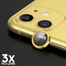 Protetor de Vidro de Lente Câmera Metálico - iPhone 12 Pro Max 6.7"(3 unidades)