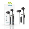 EP2141 Auscultadores Estéreo 3.5mm com Microfone - Preto