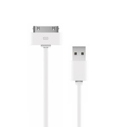 CU1601 Cabo de Dados 2.1A - iPhone 4/4S (1M) Branco