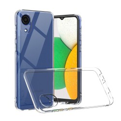 Silicone Transparente 2.0 TPU - Núcleo Galaxy A03 (Proteção de Lente)