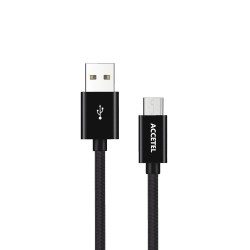 CU1812 Cabo de Dados Nylon 2.4A - Micro USB preto