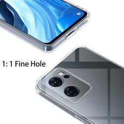 Silicone Transparente 2.0 TPU - Oppo Find X5 Lite (Proteção de Lente)
