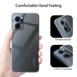 Silicone Transparente 2.0 TPU - Oppo Find X5 Lite (Proteção de Lente)