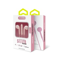 EP1707 Auscultadores Estéreo com Microfone Rosa