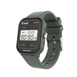 Lekus R-Start Youth Smart Watch 8-15 anos Multifuncional - Verde Militar