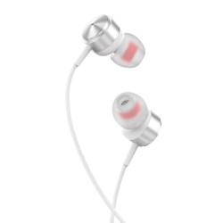 EP1966 Auscultadores Estéreo 3.5mm com Microfone - Prata