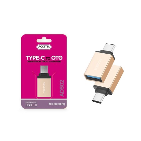 AD502 Adaptador Tipo-C para OTG USB 3.0