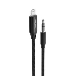 AU203 Cabo de Áudio com Conector 3.5mm para Lightning 1M