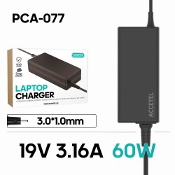 PCA-077 Carregador Portátil Samsung 19V 3.16A 3.0*1.0mm 60W