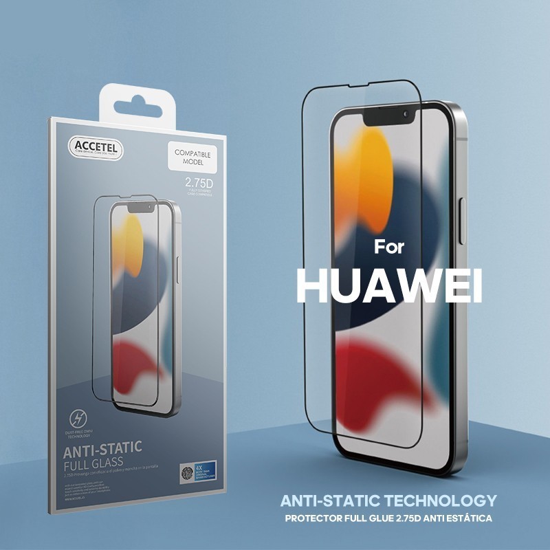 Protetor Antiestático Full Glue 2.75D - Huawei P20 Pro Preto