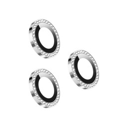Protetor de Vidro de Lente Câmera Diamante - iPhone 13 Pro 6.1" /13 Pro Max 6.7"(3Unidades)