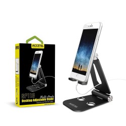 SP113 Suporte de Mesa para Celular ou Tablet - Preto