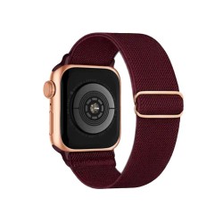 Correias Elásticas de Nylon de Tecido Macio para Apple Watch 38/40/41mm