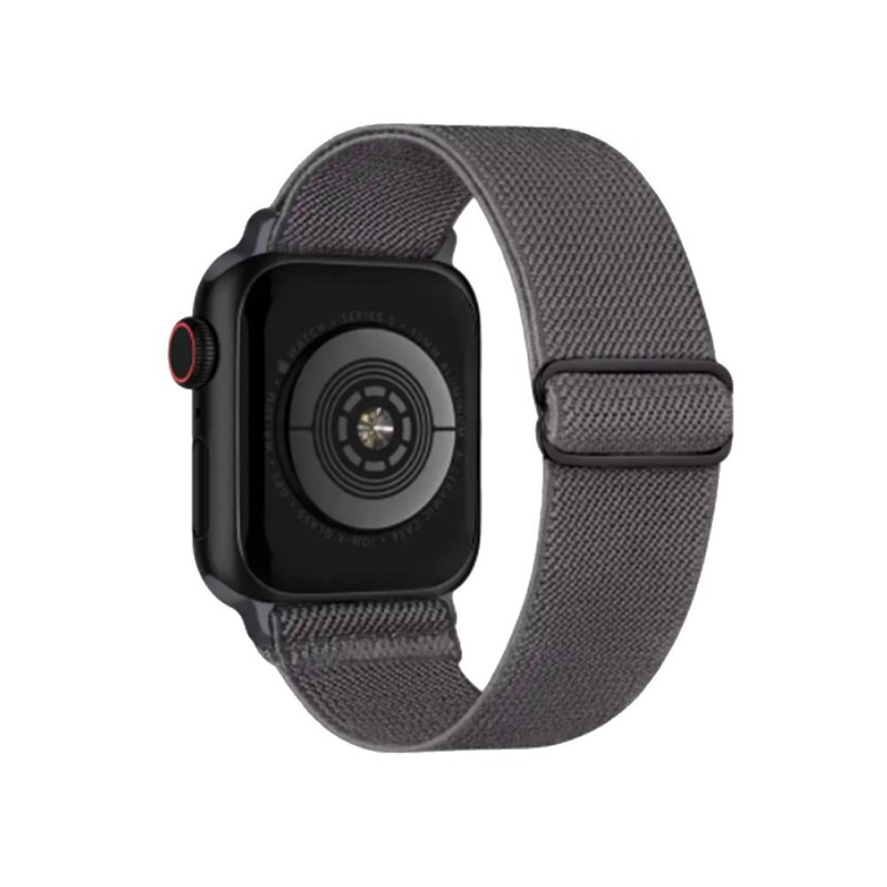 Correias Elásticas de Nylon de Tecido Macio para Apple Watch 42/44/45/46/49mm