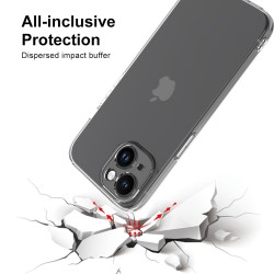 Silicone Transparente 2.0 TPU - iPhone 15 6.1" (Proteção de Lente)