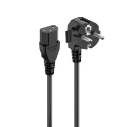 PCC103 Cabo de Alimentação Europeu Schuko de 3 Pinos para C13 - 1.5M