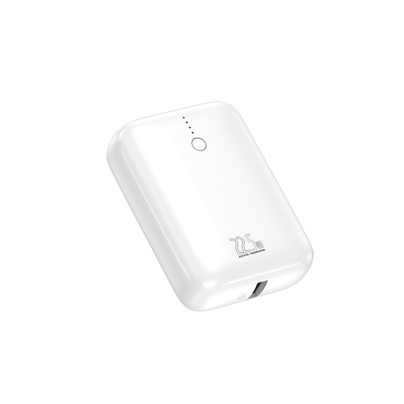 PBB2410W Bateria Externa de Carregamento Rápido 10000mAh 22.5W PD+QC3.0 - Branca