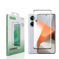 Película de Vidro Curvo Full Glue - Xiaomi Redmi Note 13 Pro+ 5G Preto