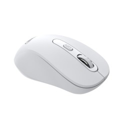 PCM240WT Mouse Sem Fio 2.4GHZ 800/1200/1600 DPI 6 Botões - Branco