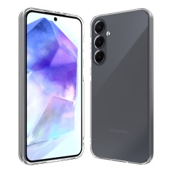 Silicone Transparente 2.0 TPU - Samsung Galaxy A55 5G (Proteção de Lente)