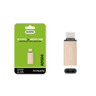 AD504 Adaptador Lightning para Micro USB