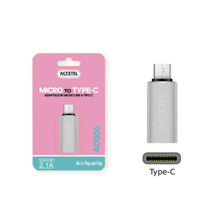 AD506 Adaptador Micro USB para Tipo-C