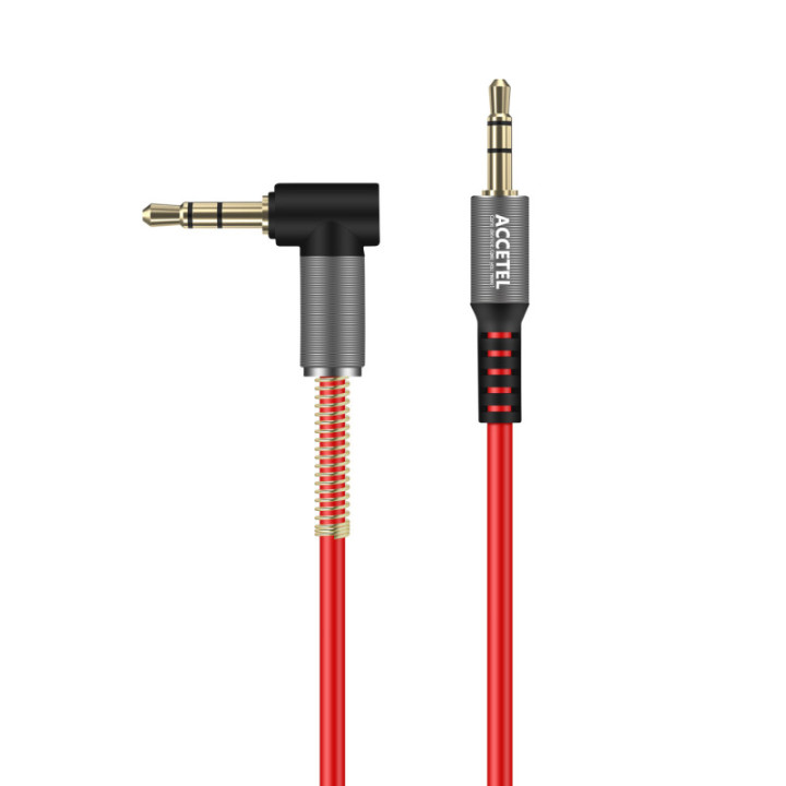 AU102 Cabo Auxiliar de áudio 3.5mm M/M tipo L