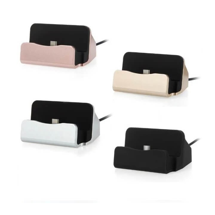 Base de carregamento e sincronização Tipo-C