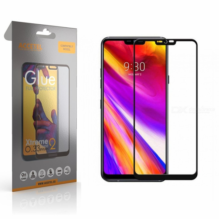 Película de Vidro 2D Full Glue - LG G7 thing Preto