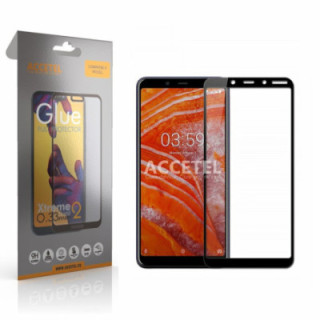 Película de Vidro 2D Full Glue - Nokia 3.1 Plus Preto