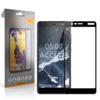 Película de Vidro 2D Full Glue - Nokia 5.1 Preto