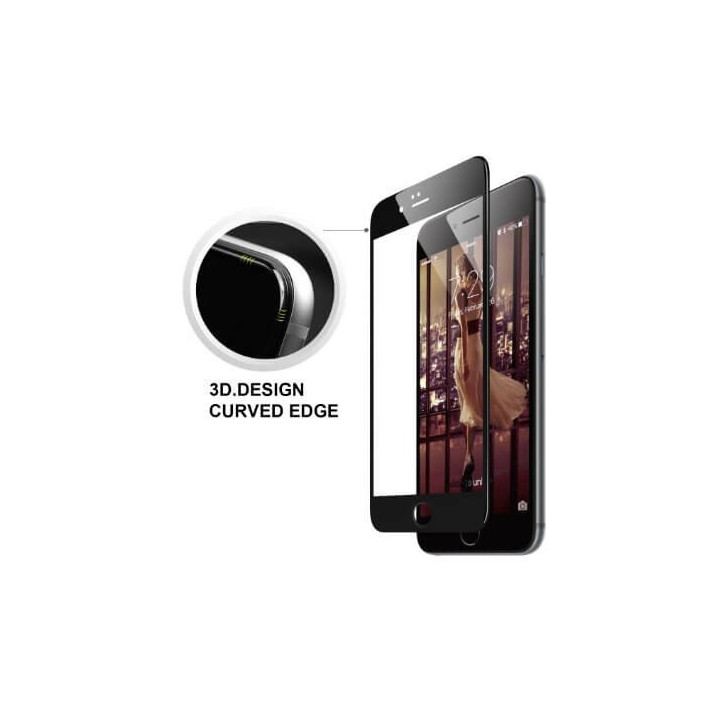 Película de Vidro 5D Full Glue - iPhone 6/6S Preto