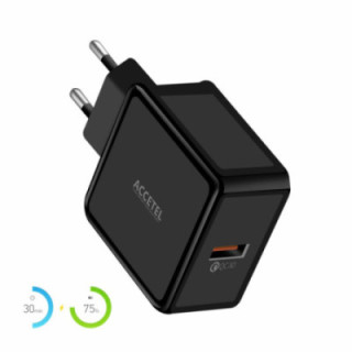 AC150B Carregador de Parede Carga Rápida QC3.0 18W Preto