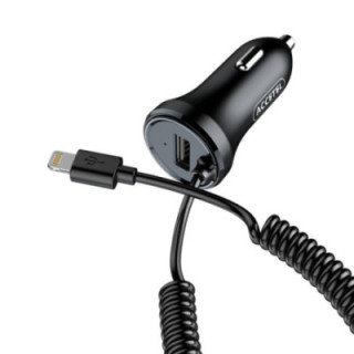 CC272 Carregador de Carro 3.1A 1 Porta USB - Cabo Lightning