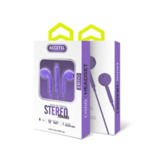 EP1710 Auscultadores Estéreo com Microfone Roxo