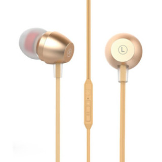 EP1964 Auscultadores Estéreo 3.5mm com Microfone - Ouro