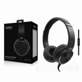 EP200 Auscultadores Estéreo 3.5mm com Microfone - Preto